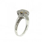 1.94Ct Fancy Yellow Heart Shaped Diamond Engagement Ring